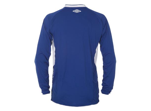UMBRO UX-1 Jersey LS jr Blå/Hvit 116 Flott langermet spillertrøye 